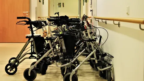 Rollators in a nursing home. Photo: Pixabay.