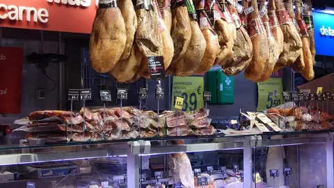 Charcuterie section of a supermarket in Spain. Photo: Pixabay.