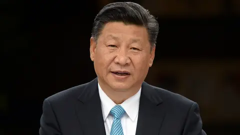 FILED - 05 July 2017, Berlin: Chinese President Xi Jinping speaks during the opening of the new panda bear enclosure for two pandas from China at the Berlin Zoo. Chinese President Xi Jinping has urged that "all necessary measures" be taken to fight a serious coronavirus outbreak in Hong Kong. Photo: Maurizio Gambarini/dpa.