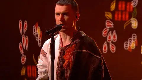 The Kalush Orchestra performing their song 'Stefania,' which will represent Ukraine in the 2022 Eurovision Song Contest. Image: Screenshot from YouTube video.