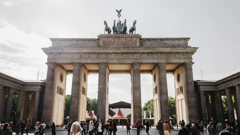 A general view of the Brandenburg Gate, in Berlin. Photo: Marius Serban via Unsplash.