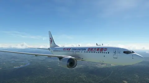 Simulation of a China Eastern Airlines plane. Source: YouTube.