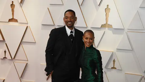 27 March 2022, US, Los Angeles: American actors Will Smith and wife Jada Pinkett-Smith arrive for the 94th annual Academy Awards ceremony at the Dolby Theatre. Photo: Kevin Sullivan/ZUMA Press Wire/dpa.