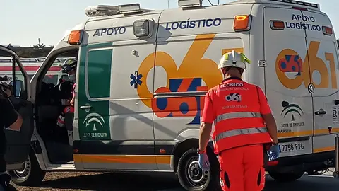 Emergency services of the Andalusian Health Service. Photo: Junta de Andalucia.