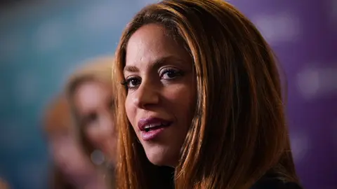 19 May 2022, United Kingdom, London: Shakira arrives at the annual Ivor Novello Songwriting Awards at Grosvenor House. Photo: Yui Mok/PA Wire/dpa.