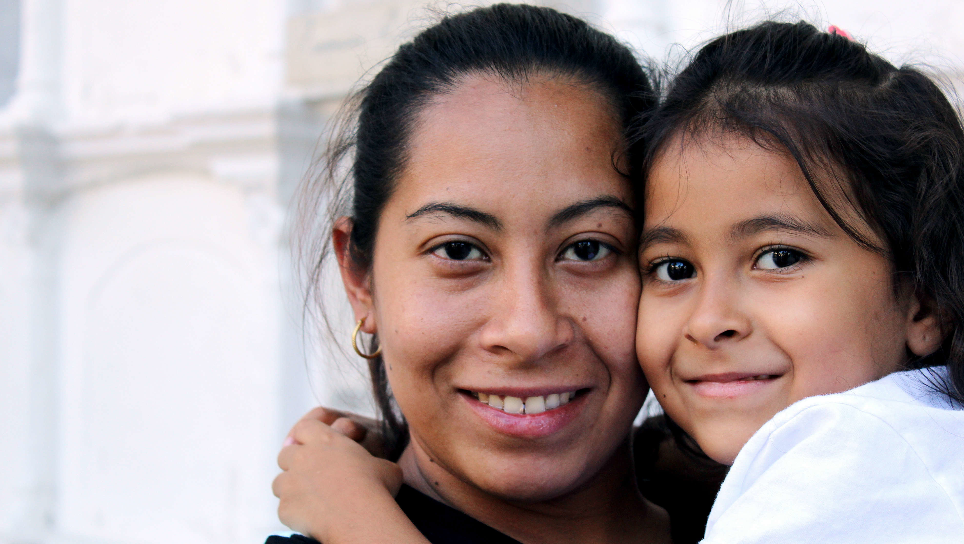 Mother child family by Jhon David