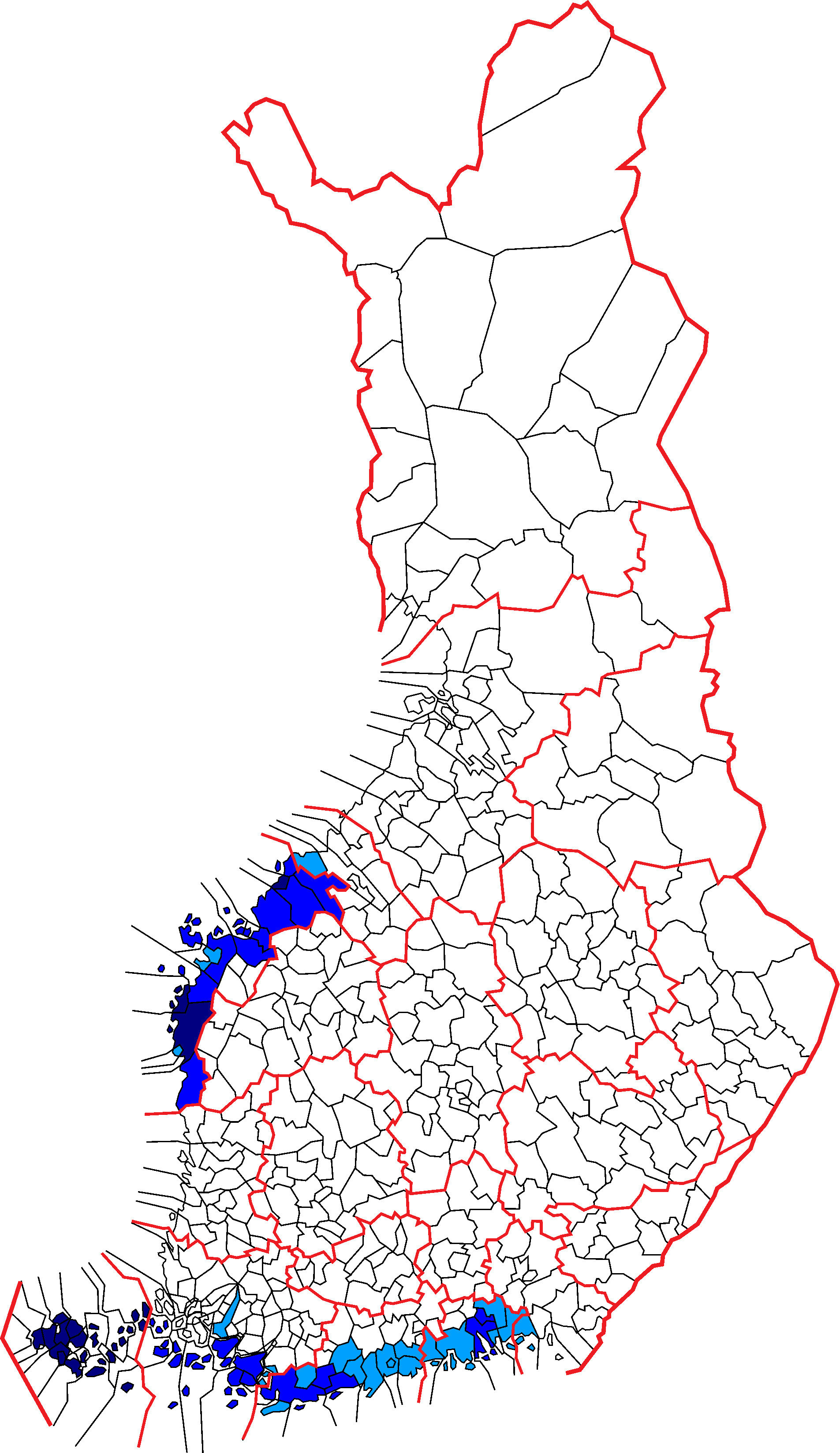 Svenskfinland swedish finnish municipalities