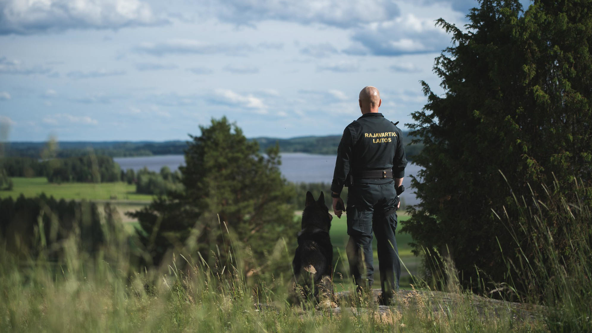 Finland border guard dog by Kaakkois-Suomen raja