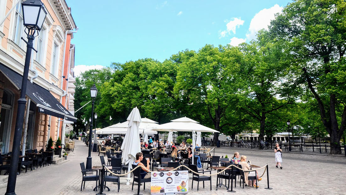 Restaurants Turku Aura river by Pekka Valilla and Visit Turku
