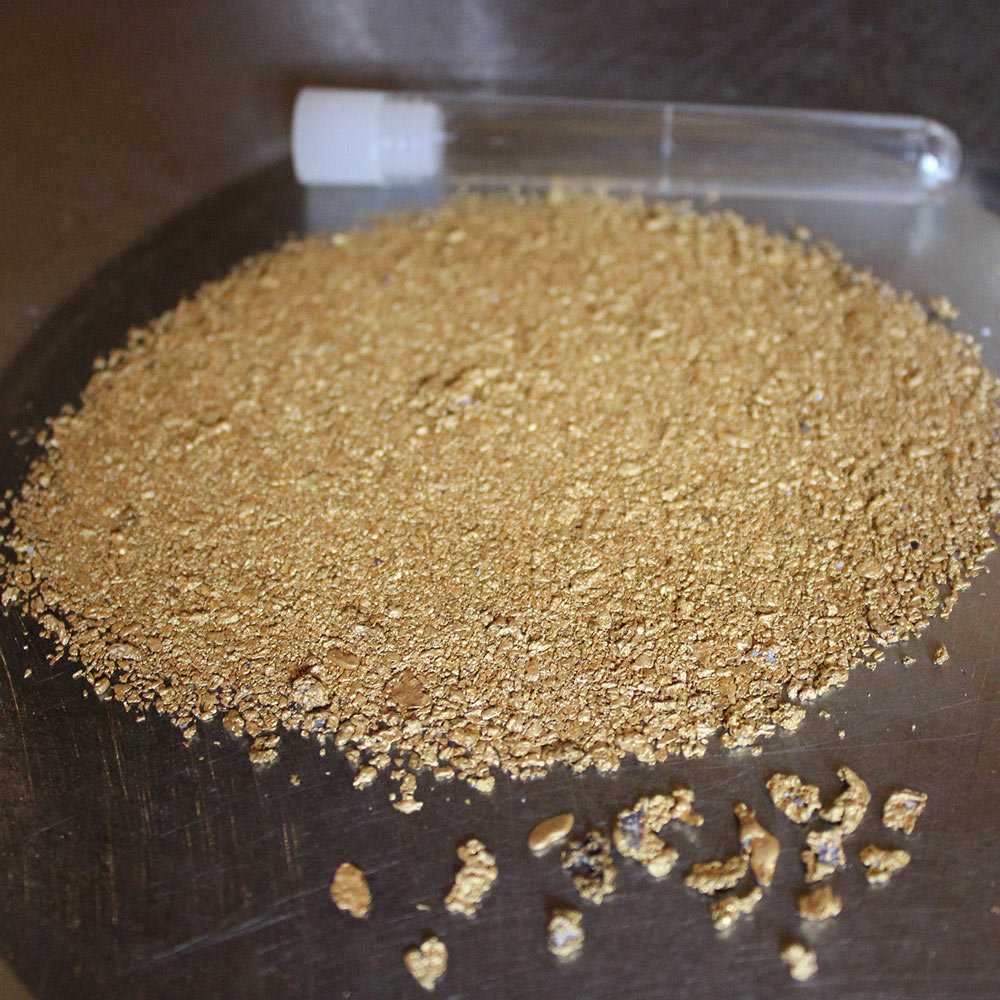 Gold nuggets found in Tankavaara Gold Village. Photo: Marko Lauronen.