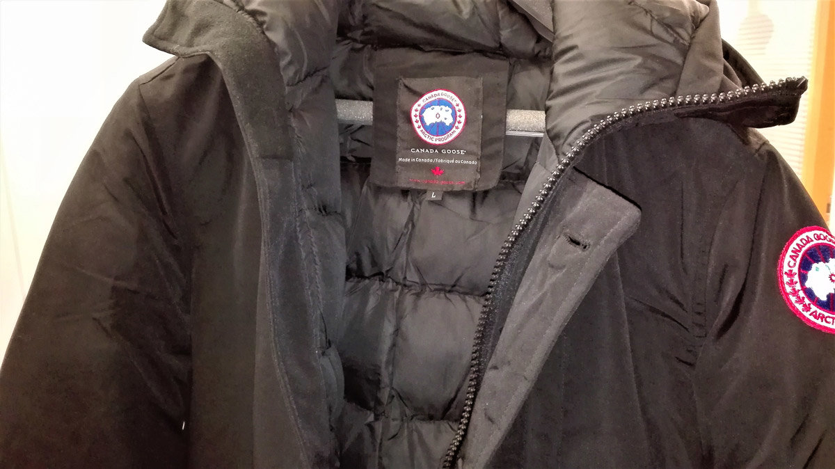 This is one of the fake Canada Goose jackets sold in Finland learn how
