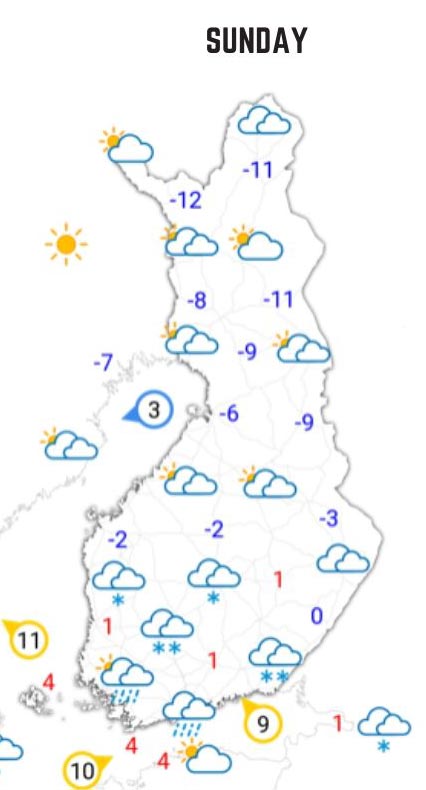 Weather-forecast-Sunday
