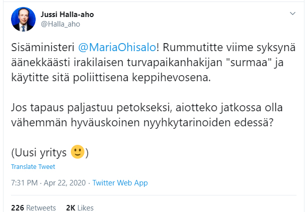 Halla-Aho-Twitter2