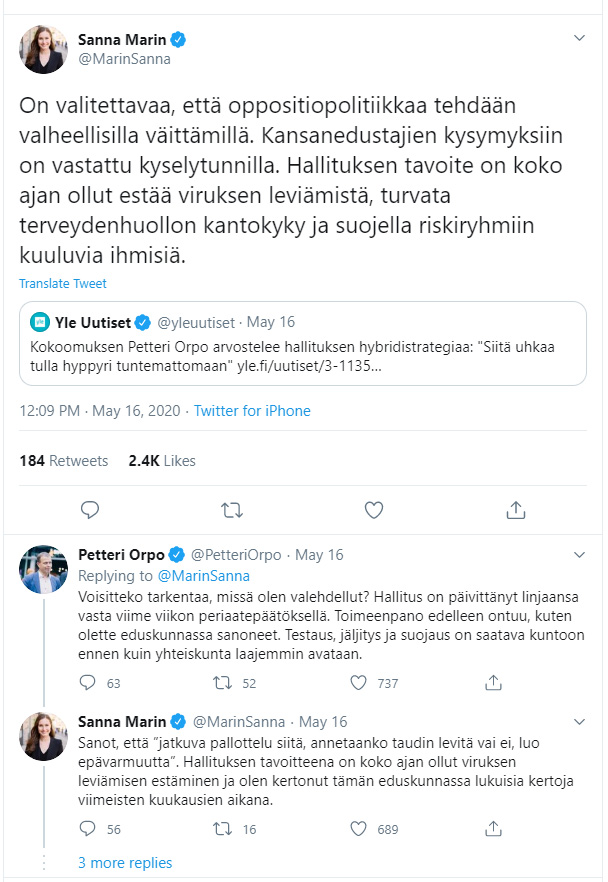 Sanna-Marin-Petteri-Orpo-twitter-tweet