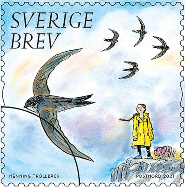Greta-Thunberg-stamp-by-PostNord