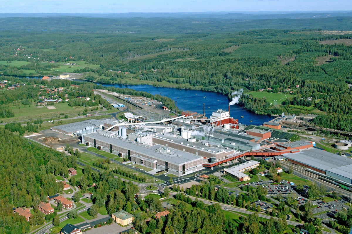 The Kvarnsveden paper mill. Photo: Stora Enso.