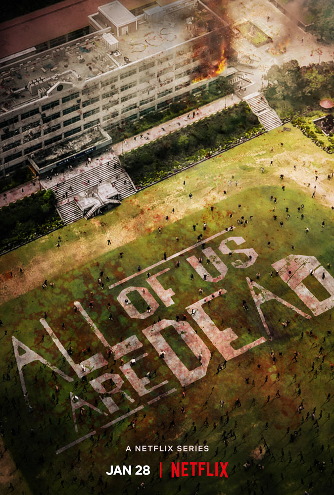 The teaser poster of the series 'All of us are dead'. Image: Netflix.