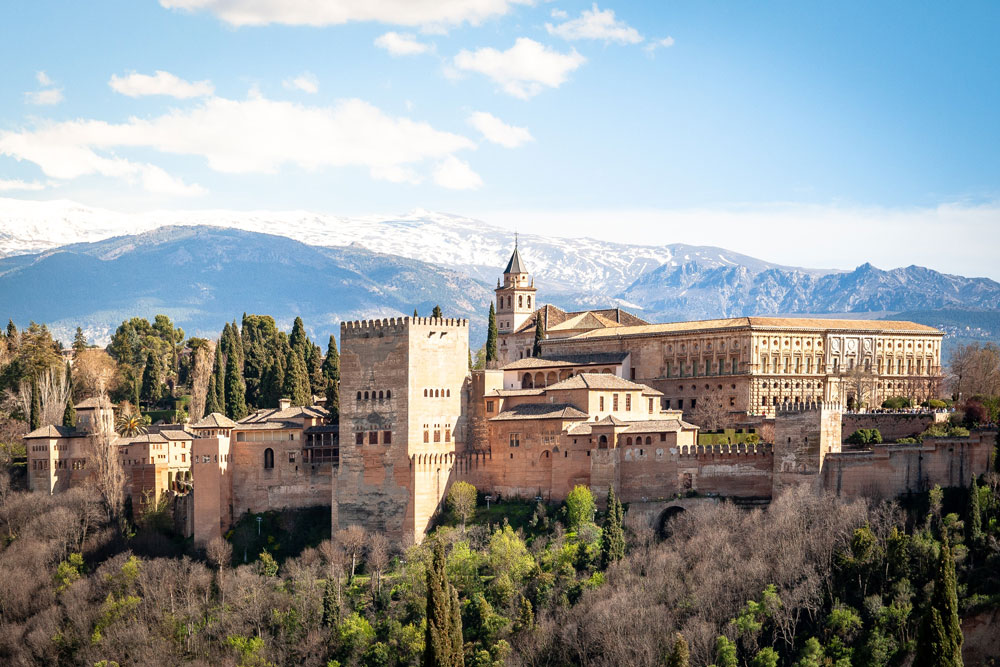 Alhambra palace in spring. Granada, Spain. Photo: Unsplash.