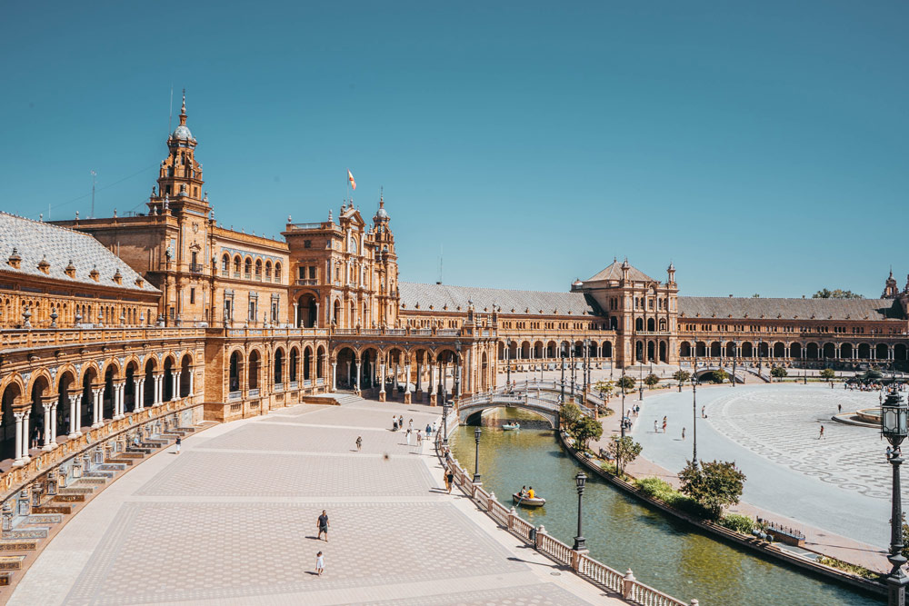 A general view of the Plaza de Espana, in Seville. Photo: Unsplash.